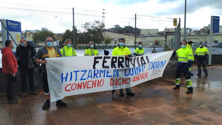 Ferrovialeko langileek enpresa itun berri bat sinatu dute