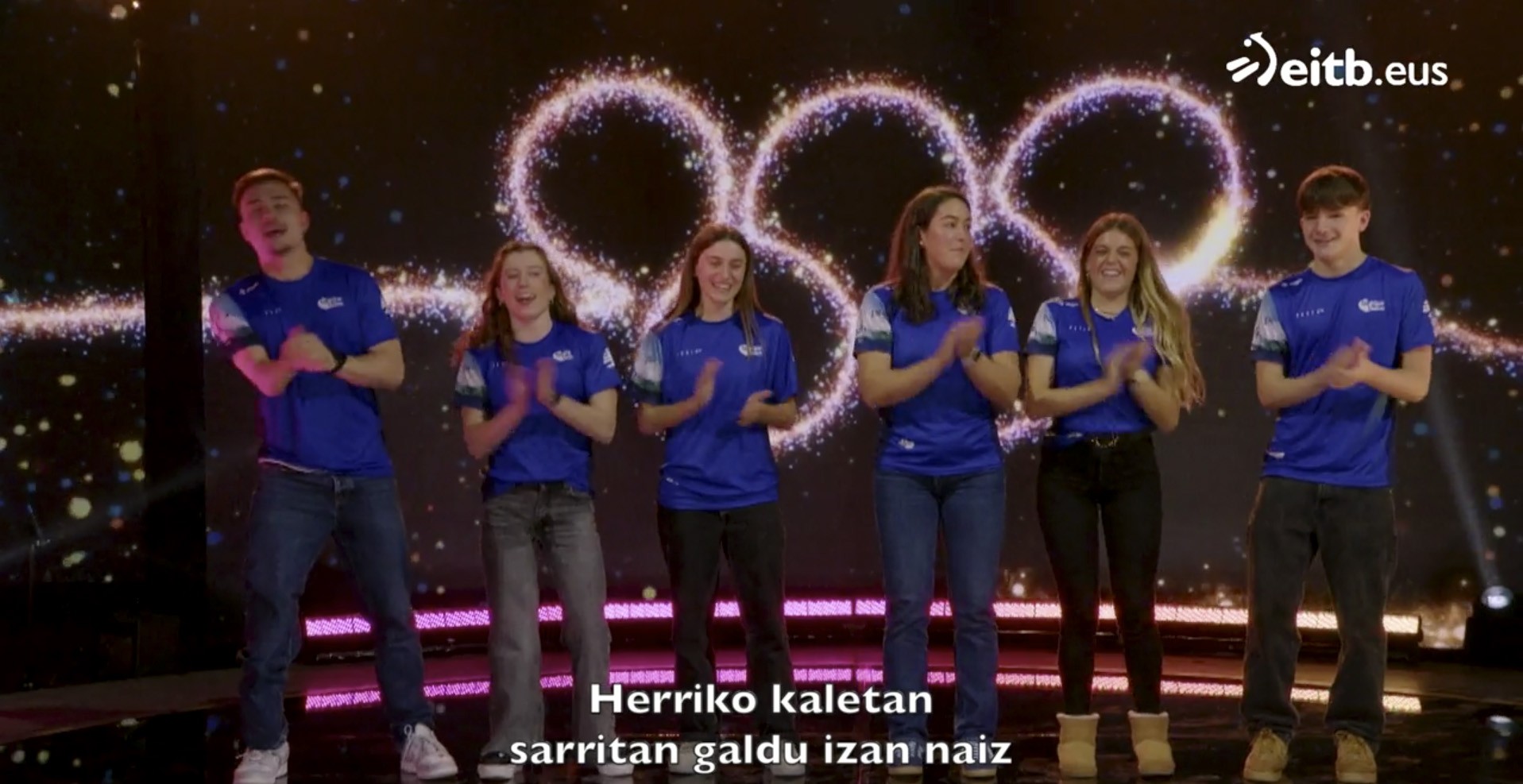 Nahia Zudaire Borrezo, kantuan Euskal Telebistan