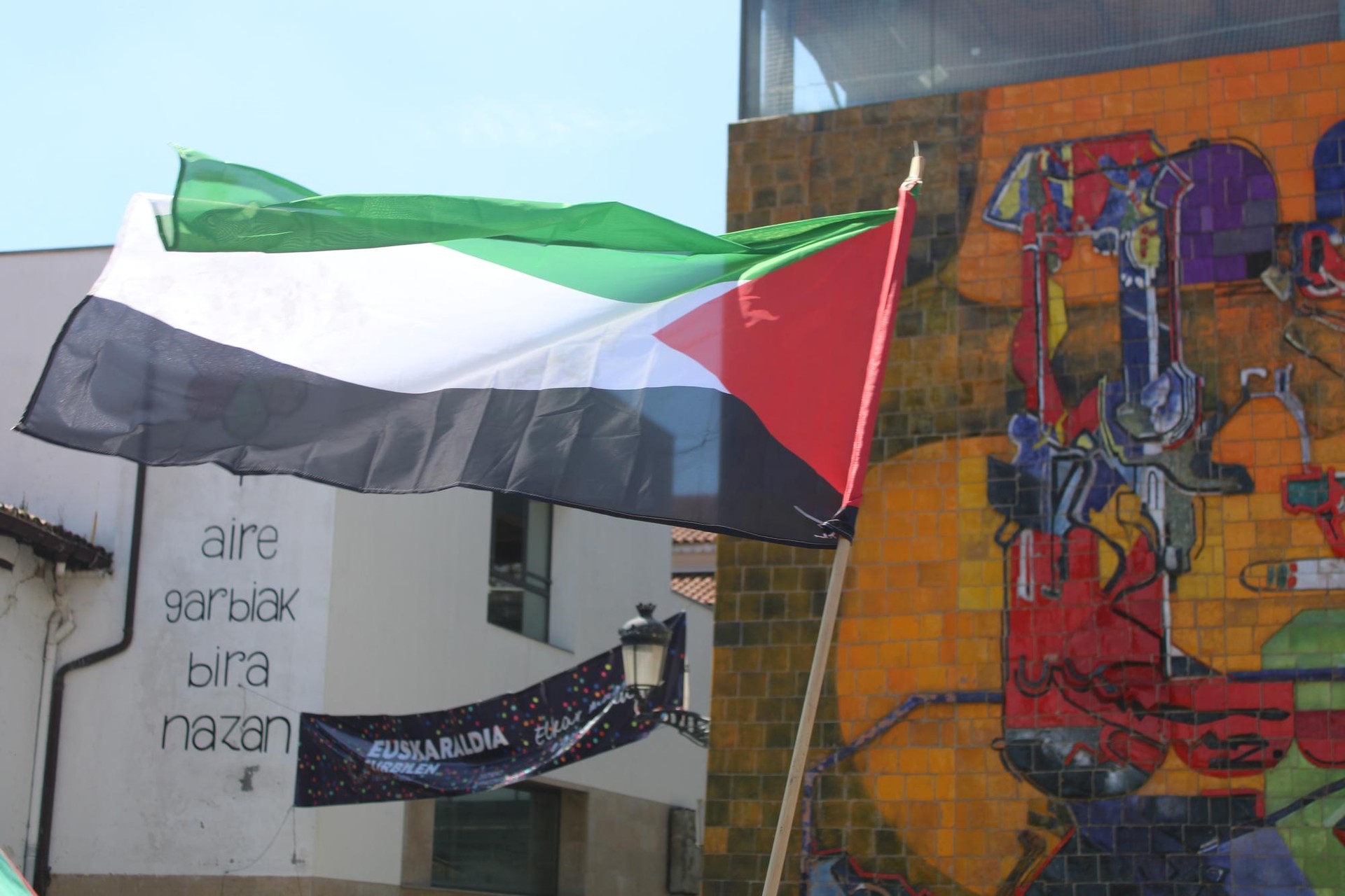 Palestinarekin bat egiteko deia gaurko lanuzte orokorrean