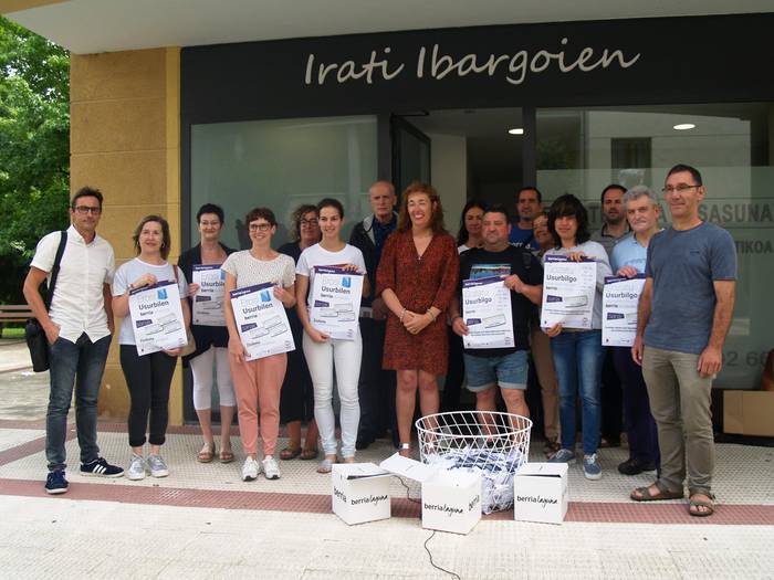 Berrialaguna kanpainak 1.300 euro banatu ditu Usurbilen