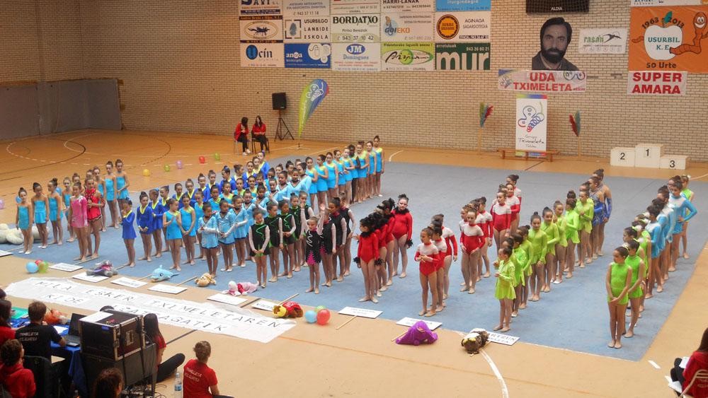 Saio ikusgarriekin abiatu da Kiroldegian, Tximeleta taldeen topaketa