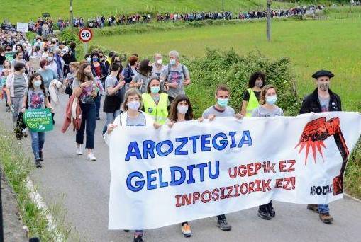 Aroztegiko proiektua gerarazteko atxikimendu postua abenduaren 24an