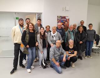 Bertso tailerraren ondotik, Korrikarako girotzea igandean Santuenean