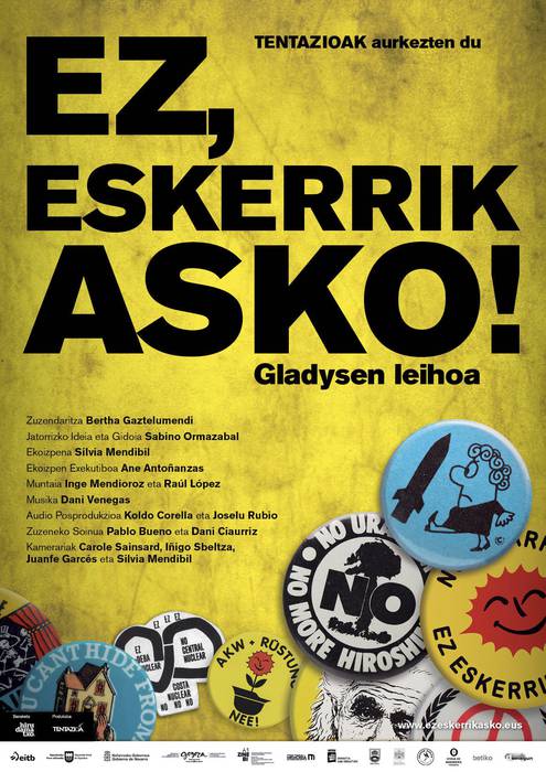 "Ez, eskerrik asko! Gladysen leihoa" dokumentalaren proiekzioa