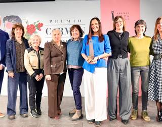 Carmen Adarraga saria jaso du Aginagako Marian Azpirozek