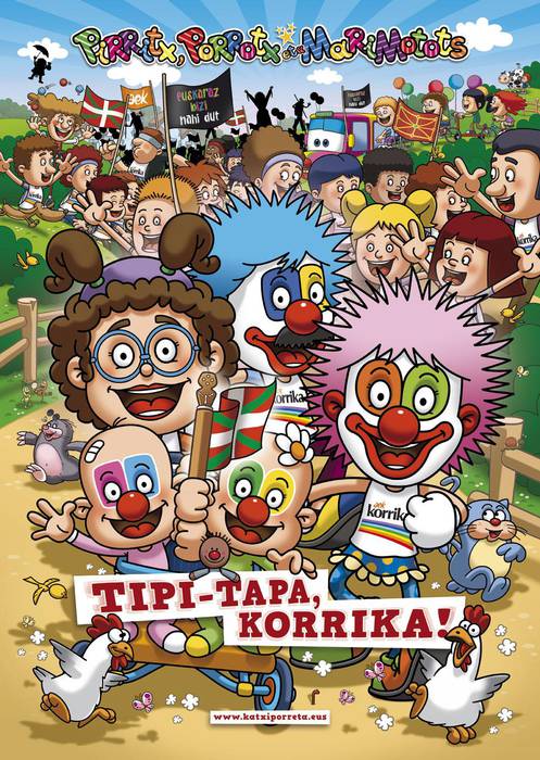 Pirritx, Porrotx eta Marimototsen lan berriena ikusteko sarrerak salgai