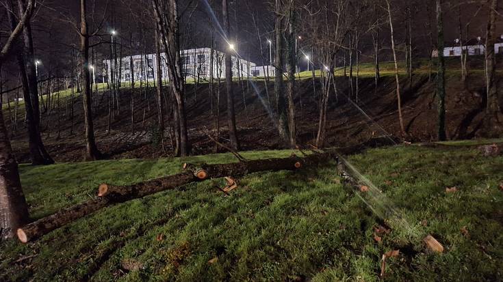 Haizeagatik abisu horian berriz, ostiral goizaldean