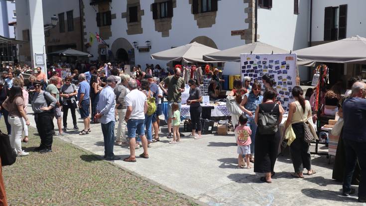 Usurbilgo kultur ekosistema osoa plazaratu du gaurko azokak