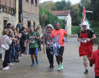 Bizi asko zeharkatu dute Zubieta, Lasarte-Oria Bai! kroseko parte hartzaileek