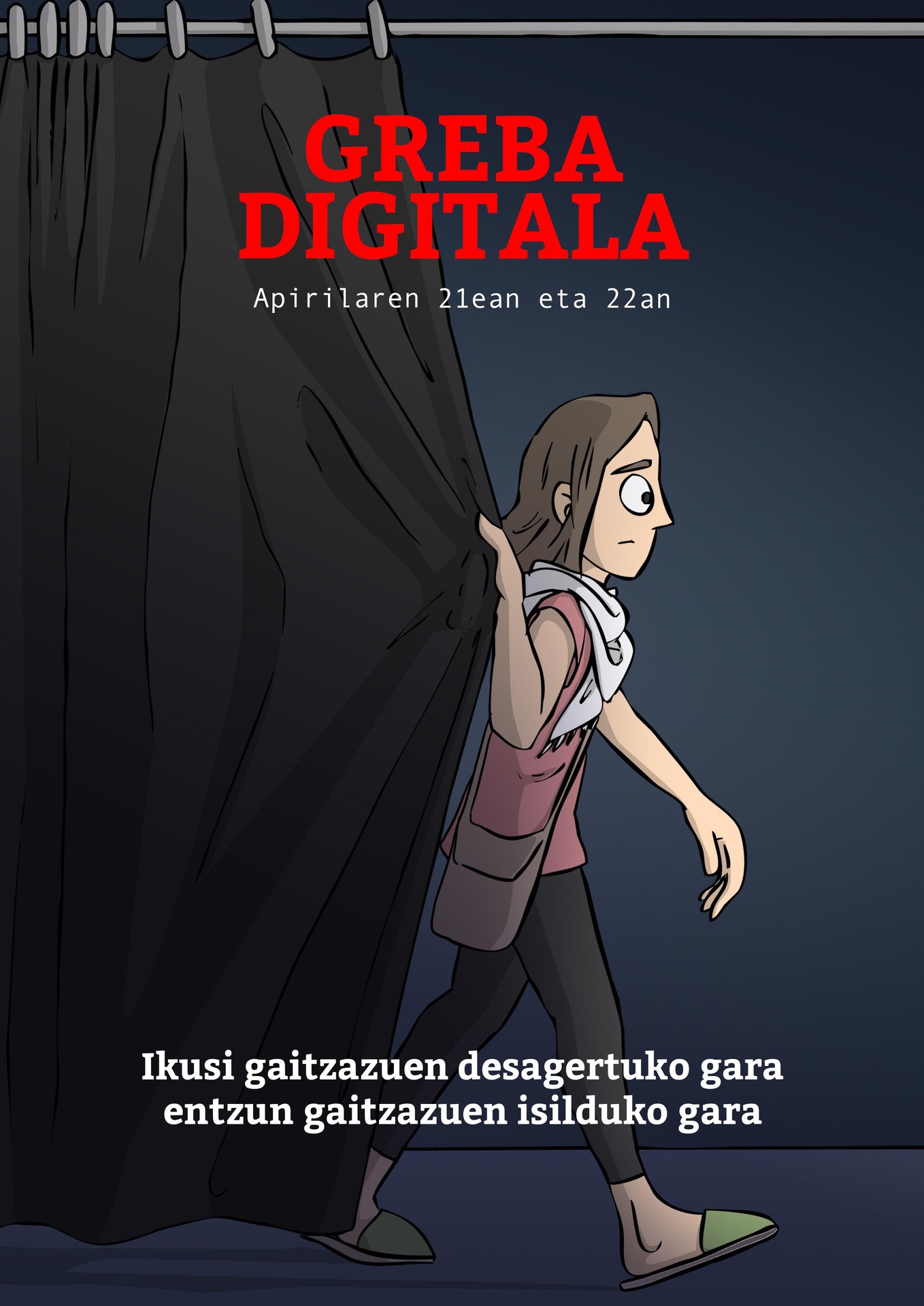 Euskal kulturgintzaren greba digitalarekin bat egiteko mosaiko aldarrikatzailea