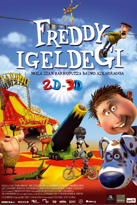 "Freddy Igeldegi", haurrentzako zinea euskaraz 17:00etan Sutegin