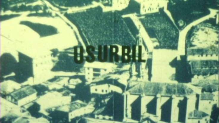 1971n grabatutako Usurbilgo eta usurbildarren irudien proiekzioa gaur