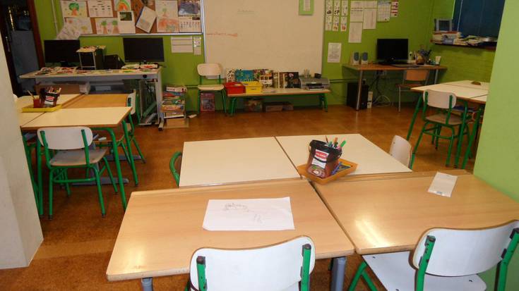 Gaurko greba eguna ere erabateko jarraipena izaten ari da Aginagako eta Zubietako Eskoletan