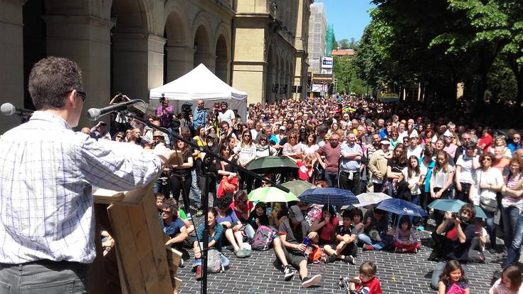 Foru Aldundia, erraustegiari aurkakotasuna adierazi dion ororen kontra