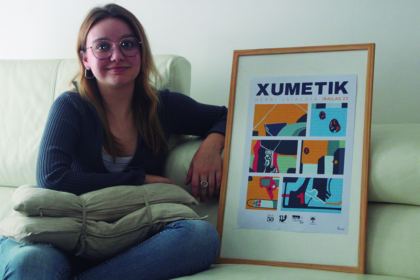 "Zumetaren frontoi atzeko murala digitalizatu nahi nuen"