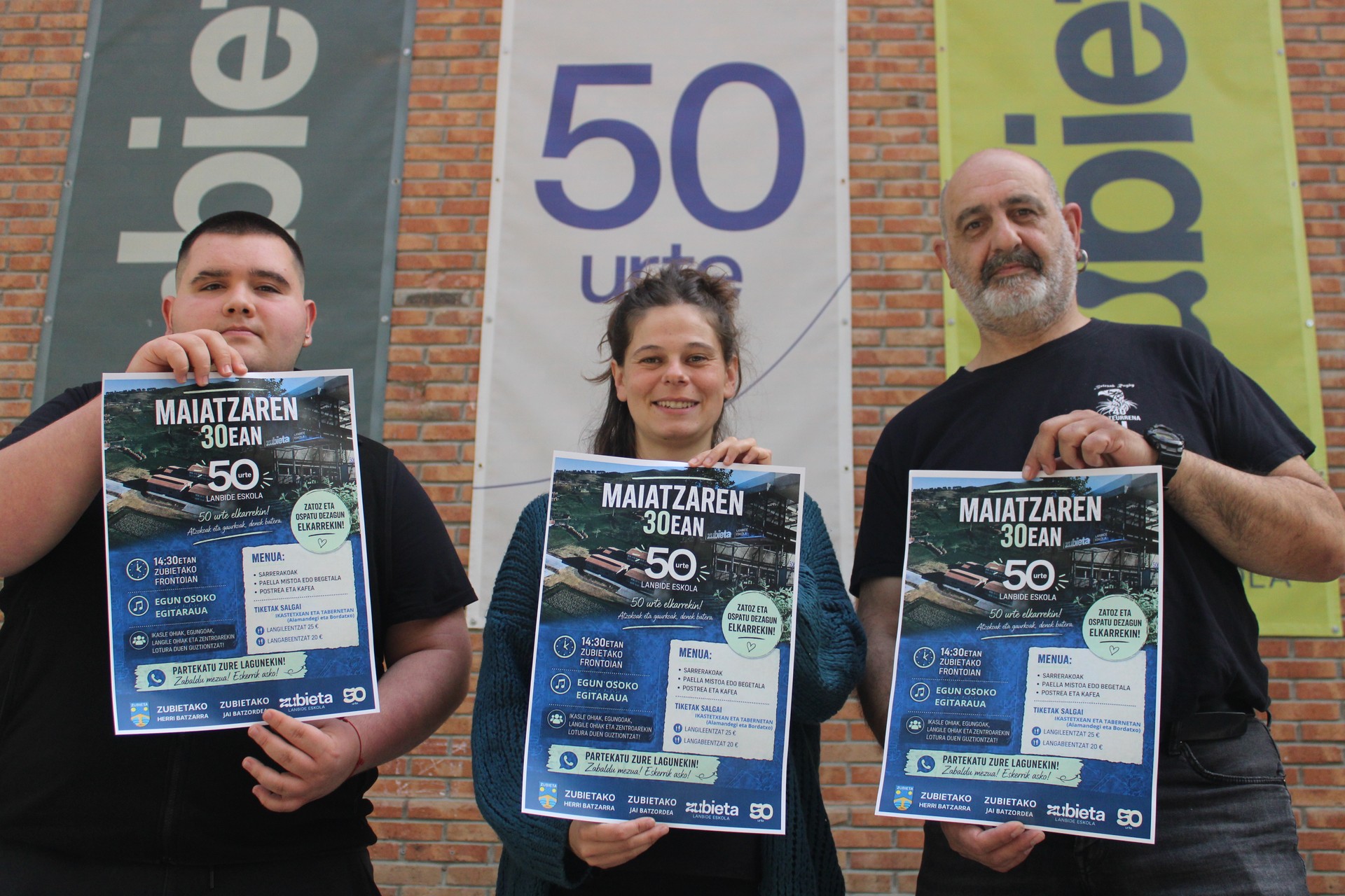 50. urtemuga festarako egitaraua prest du Zubieta Lanbide Eskolak