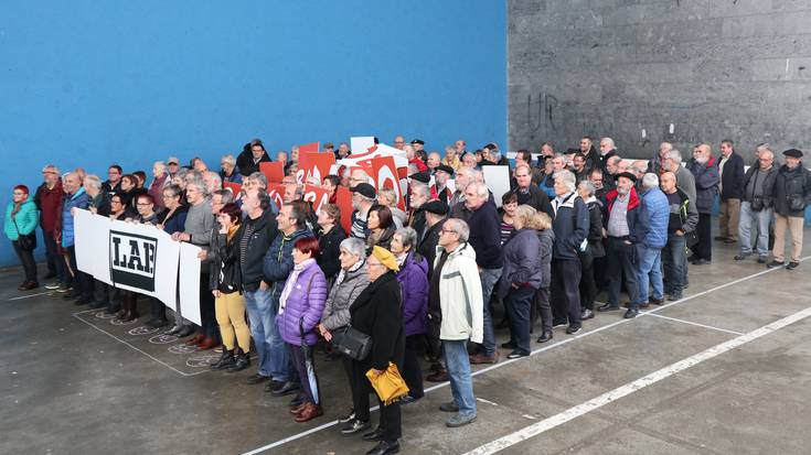 Euskal Herriko pentsiodunak bildu ditu LAB sindikatuak Usurbilen