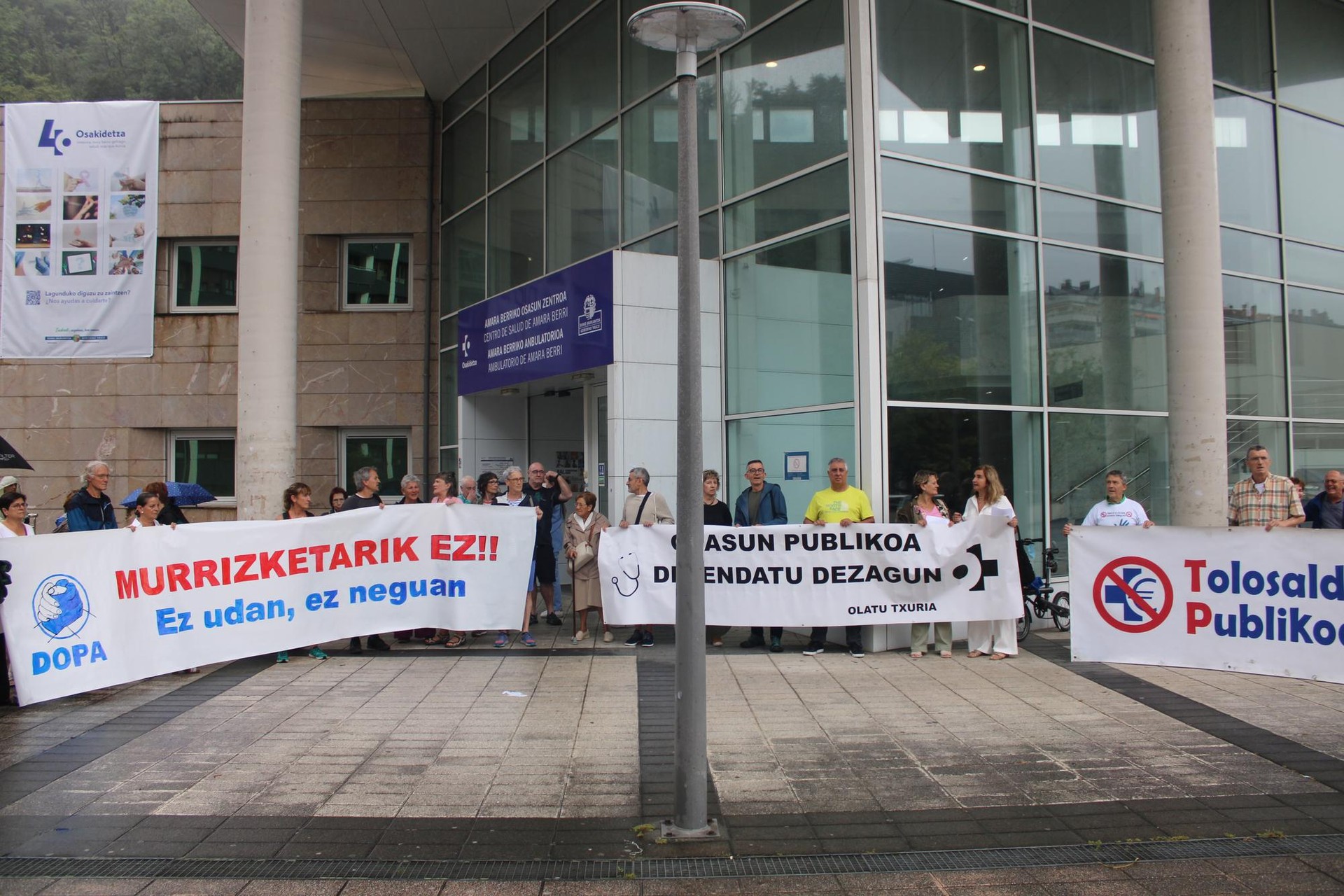 Osakidetzako udako murrizketen aurkako mobilizazioa larunbatean