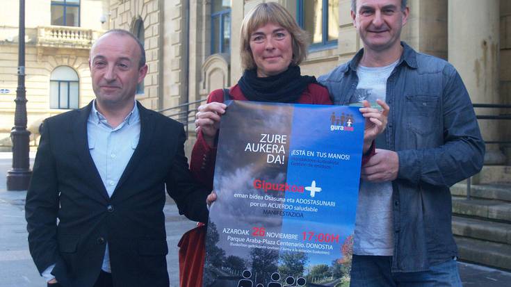 Osasunari eta adostasunari bide emateko, GuraSOSen manifestazioa azaroaren 26an