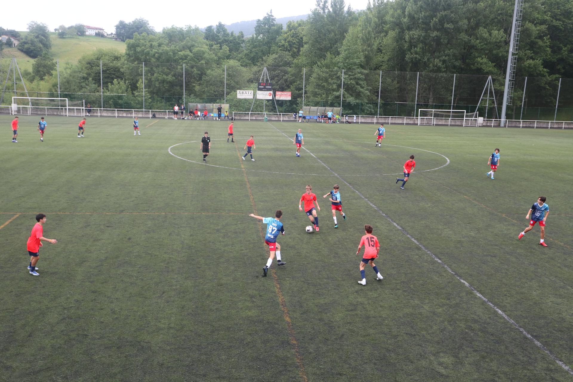 Donosti Cup jokoan gaurtik Usurbil F.T.-ko lau taldeek