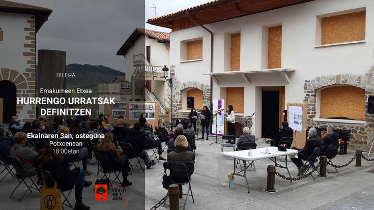 Emakumeen Etxea sortu arteko urratsak definitzeko bilera ostegunean Potxoenean