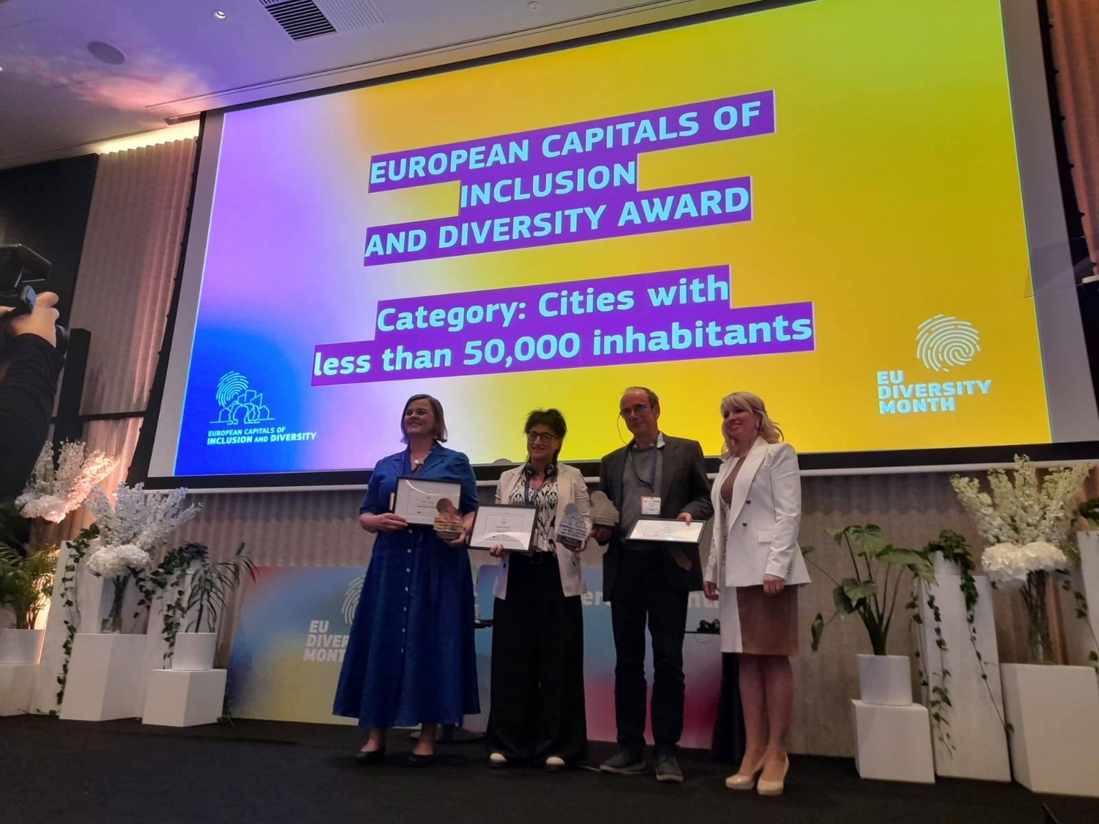 Usurbilgo herriaren lana aitortu dute Inklusibotasunaren eta Aniztasunaren Europako Sariketan