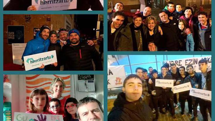 Herria maiatzaren 7ko galdeketa babesten ari da, selfie eta sinaduren bidez