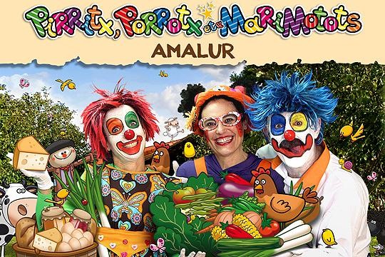 Pirritx, Porrotx eta Marimototsen "Amalur" larunbatean, sarrerak salgai