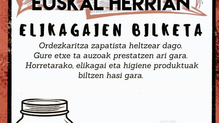 Elikagai bilketa asteburuan, bira zapatistaren harira