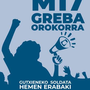 Martxoaren 17ko greba orokorrari begirako lehen asanblada