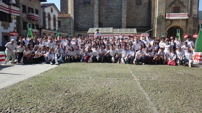 Sagardo festa, herri-lan handiaren emaitza
