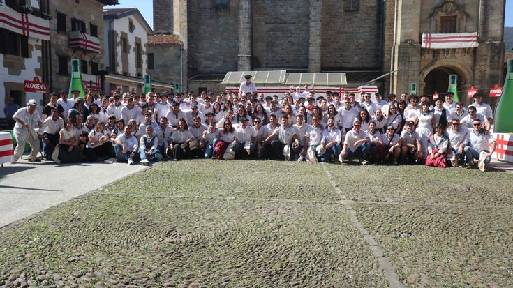 Sagardo festa, herri-lan handiaren emaitza