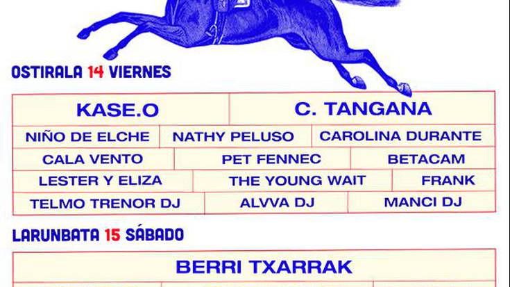Berri Txarrak eta gehiago, irailean Zubietan ospatuko den Kutxa Kultur Festibalean