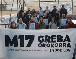 Astearteko greba egunarekin bat egiteko deia