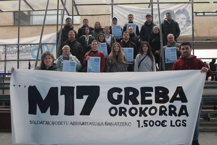 Astearteko greba egunarekin bat egiteko deia