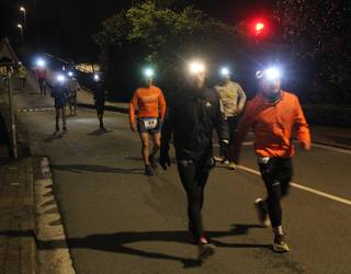 Santueneko erronkako partaideen erdia heldu da iluntzera