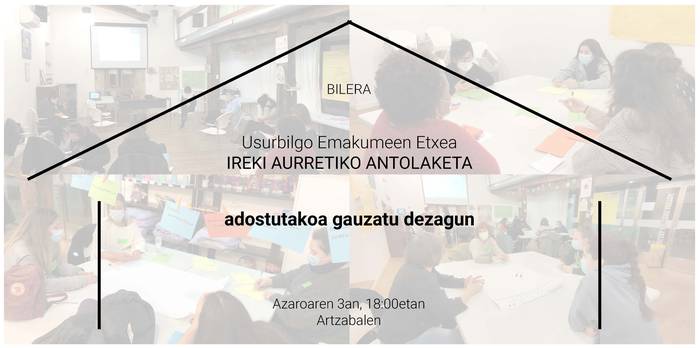 Emakumeen Etxea ireki aurreko antolaketa lanak martxan jartzeko bilera, azaroaren 3an