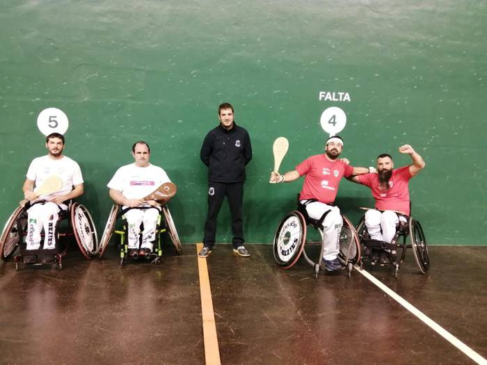 Beñat Lizaso, Pilota Egokituko Espainiako 2. Txapelketako finalean