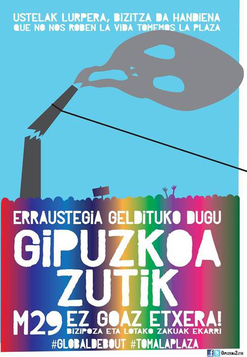 Gipuzkoa Zutik: "Plaza hartu behar du bizitzak"