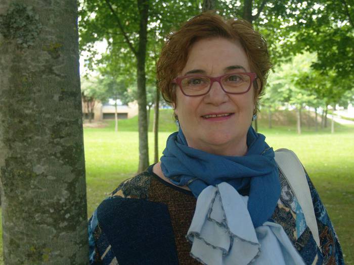 Maria Jesus Etxeberria, hurbileko txokoak erretratatzen zaletua