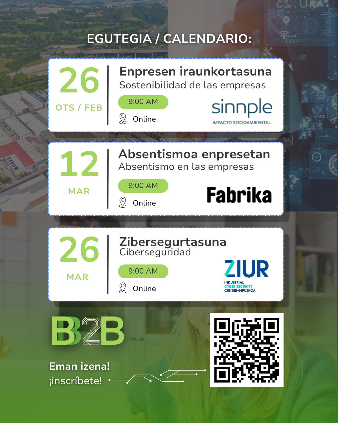 BB2B – Beterri-Buruntza Enpresentzat: doako eguneratze-saioak enpresentzat otsailetik aurrera