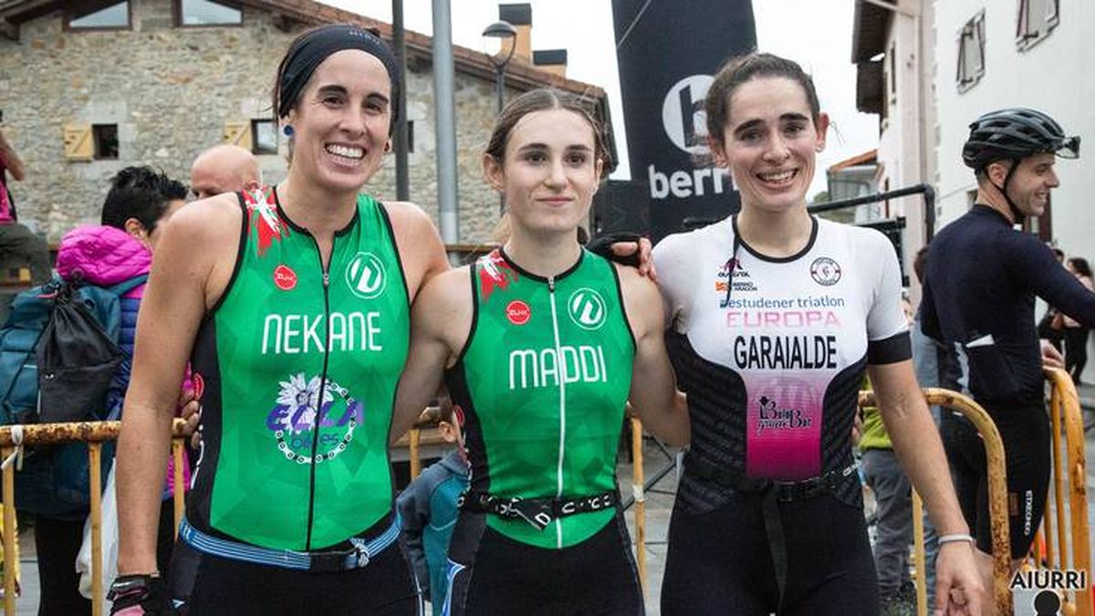 Maddi Olaetxea Usabiaga eta Josu Urrestarazu Garcia, EH-ko Mendi Duatloi Zirkuituko txapeldunak