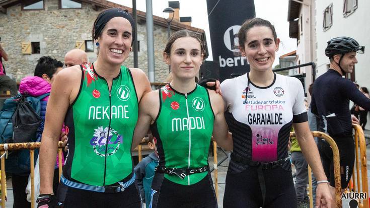 Maddi Olaetxea Usabiaga eta Josu Urrestarazu Garcia, EH-ko Mendi Duatloi Zirkuituko txapeldunak