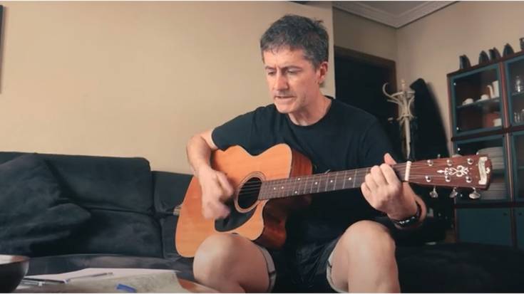"Bizi", Iñaki Larrañagaren estreinako abestia
