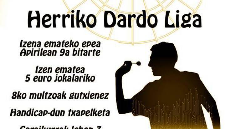 Usurbilgo Dardo Liga antolatu dute