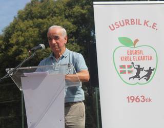 Esteban Iribar, Usurbil K.E.-ren kide ohia: "Beti, etxean bezala sentitu naiz"