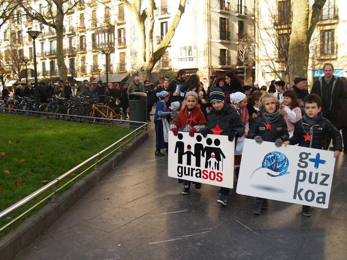 Otsailaren 23ko manifestazioaren xehetasunak, GuraSOSen larunbateko agerraldian
