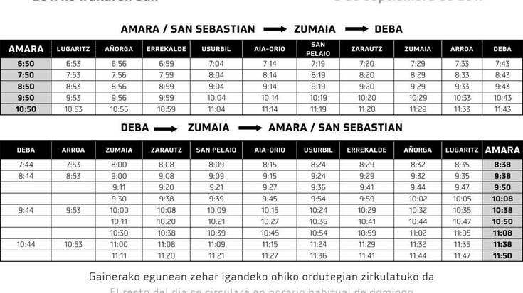 Donostiako estropadak ikustera joateko tren zerbitzu gehiago igandean