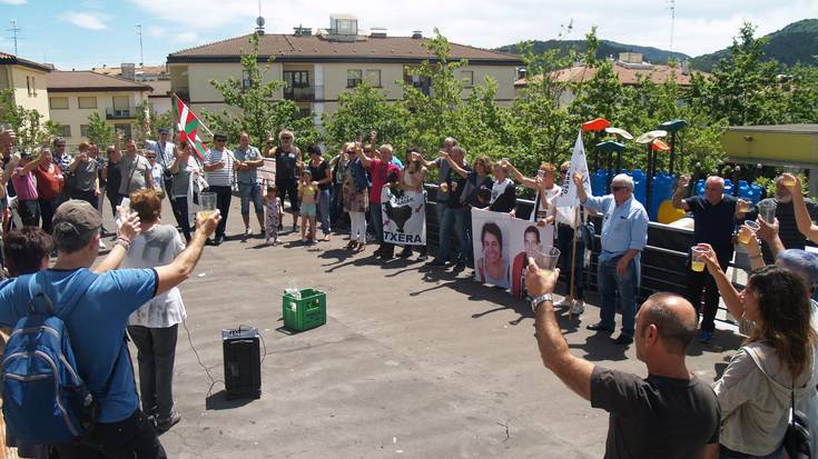 Sagardo Egunean ere, Olatz, Patxi eta Xua gogoan