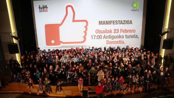 Otsailaren 23ko manifestaziorako adostasunaren aldeko olatua handitzen doa